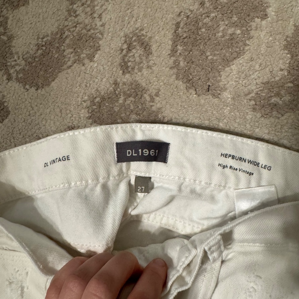 NWOT DL1961 Hepburn Wide Leg High Rise Jeans - Picture 4 of 6